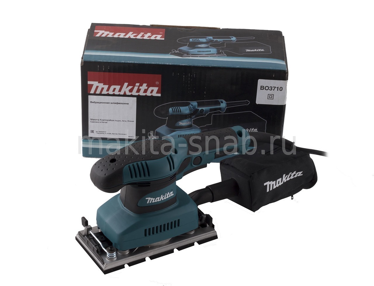 Вибрационная шлифовальная машина Makita BO3710