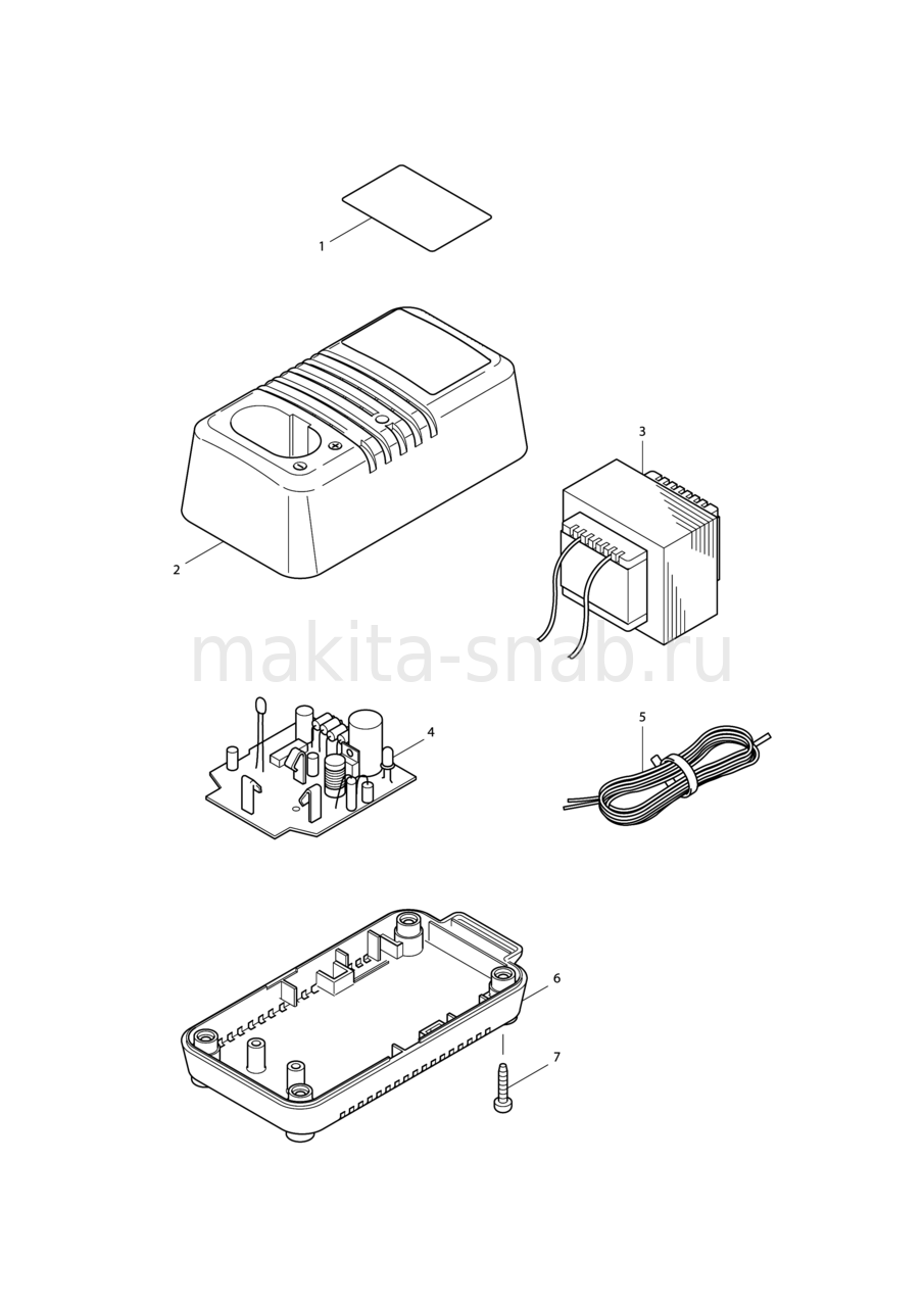 Схема makita dc18rc