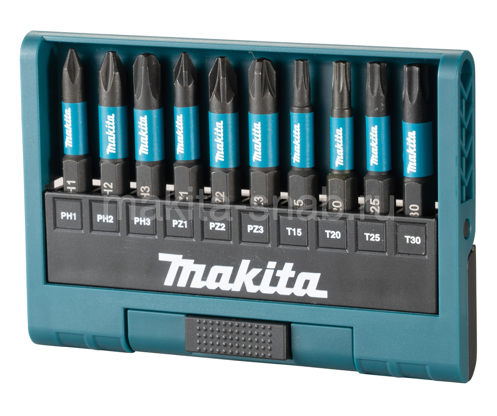 Набор бит Impact Black 50 мм 10 шт. Makita E-12011