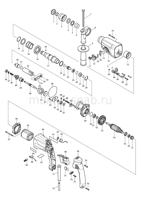 Деталировка(Запчасти) Makita HR2450