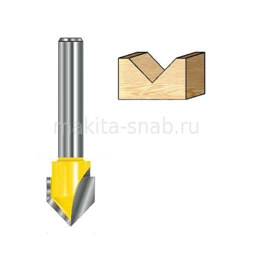 Пазовая фреза V-образная Makita D-47905 1633902863