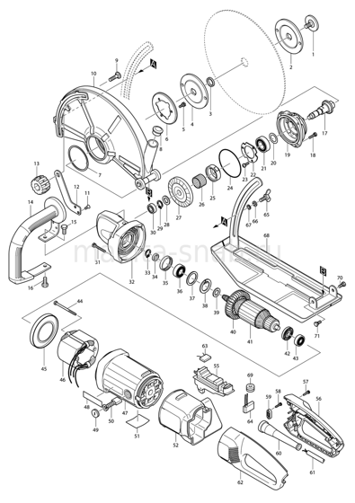 Деталировка(Запчасти) Makita 4112S