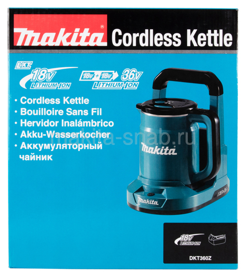 Аккумуляторный чайник Makita DKT360Z 3722208307