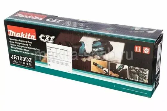 Аккумуляторная сабельная пила Makita JR103DZ 989377510