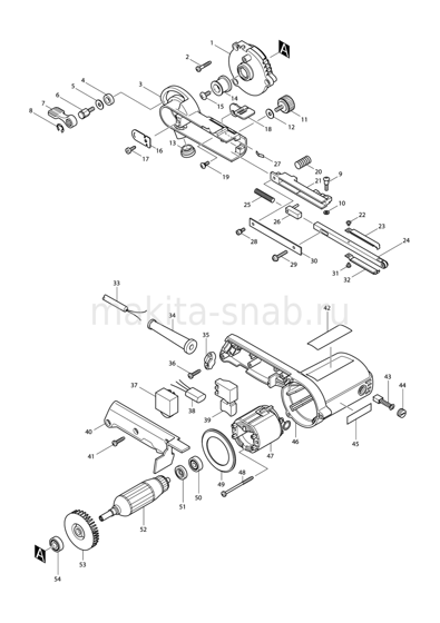 Деталировка(Запчасти) Makita 9032