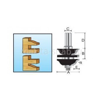 Фреза комбинированная рамочная Римская Makita D-11900