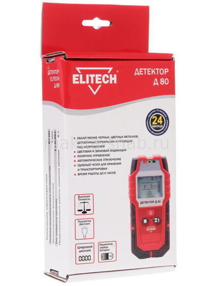 Детектор ELITECH Д 80 3677125205