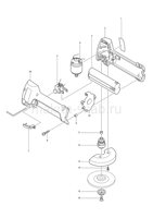 Деталировка(Запчасти) Makita 9500D