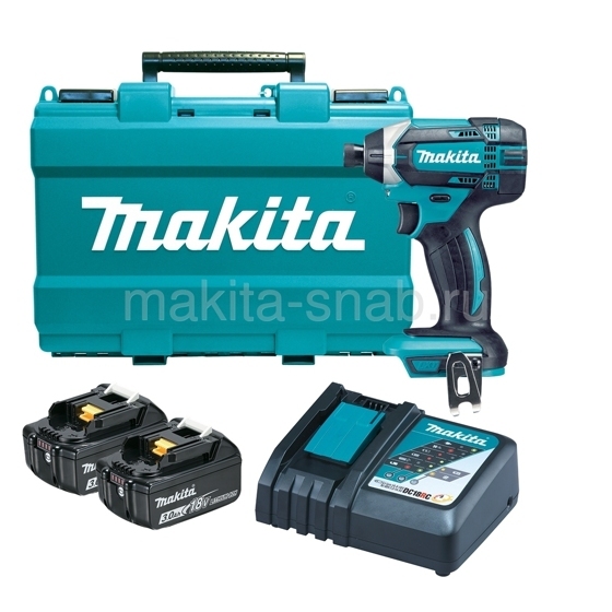 Аккумуляторный ударный шуруповерт Makita DTD154RFE