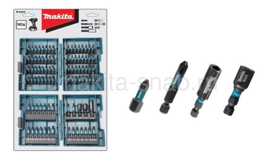 Набор насадок IMPACT BLACK 90шт. Makita E-03109 (1) 3243769303