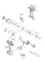 Деталировка(Запчасти) Makita TW160D