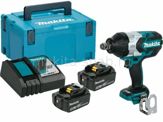 Аккумуляторный ударный гайковерт Makita DTW1001RTJ