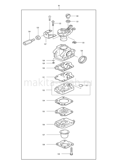 Деталировка(Запчасти) Makita EM2500U 1248371905