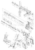 Деталировка(Запчасти) Makita HR262D