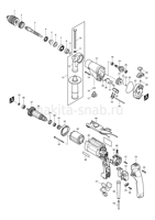 Деталировка(Запчасти) Makita HP2071F