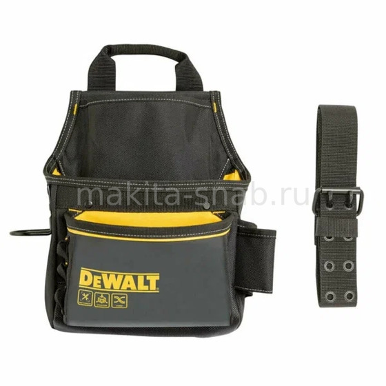 DWST40101-1 DeWalt Сумка для инструментов с одним карманом и поясной сумкой для хранения, 12 кар