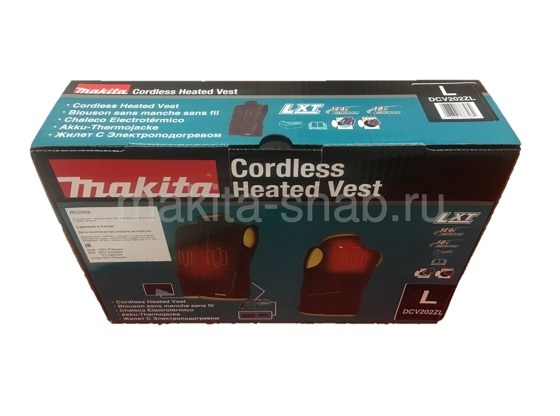 Аккумуляторный жилет с подогревом Makita DCV202ZL 2772742703