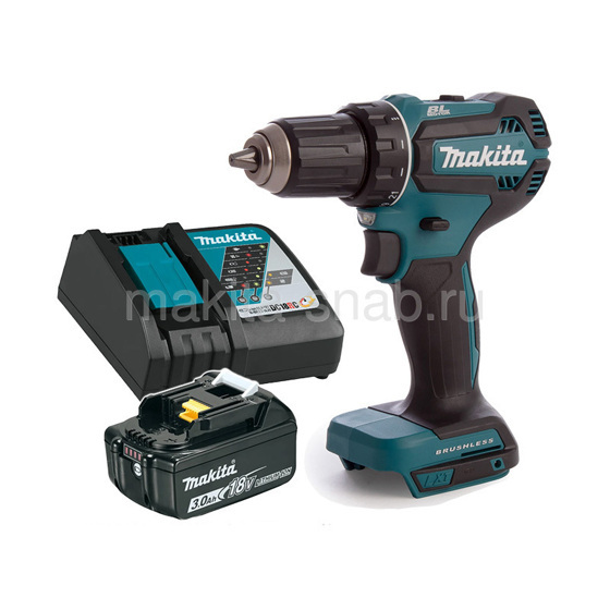 Аккумуляторная дрель-шуруповерт Makita DDF485RF 3806586907