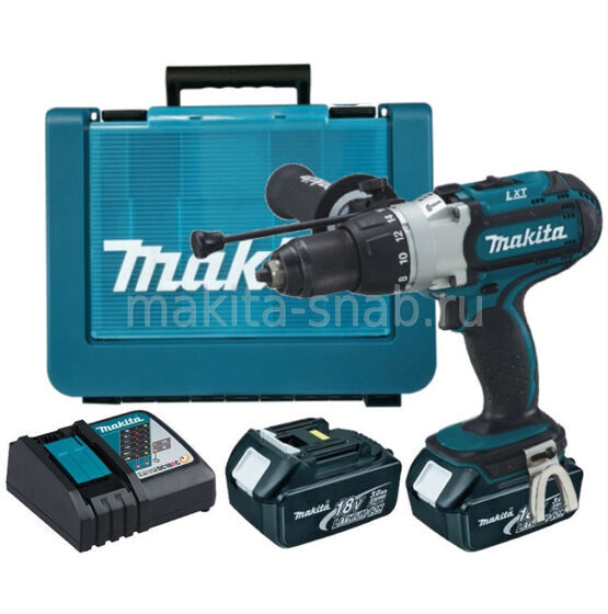 Аккумуляторная дрель-шуруповерт Makita DDF451RFE