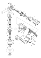 Деталировка(Запчасти) Makita GA5021