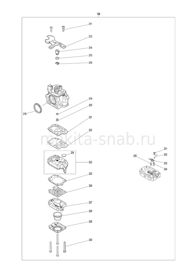 Деталировка(Запчасти) Makita EM3400U 1248378905