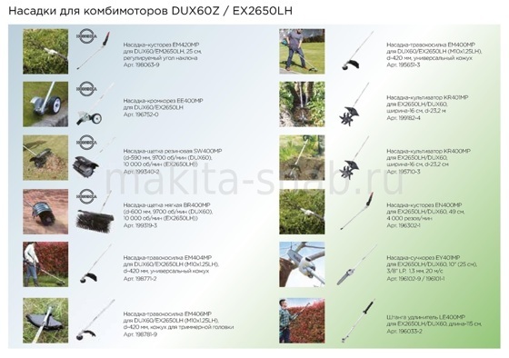 Насадка-Кромкорез для мотоблоков Makita 196752-0 231065705