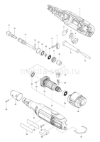 Деталировка(Запчасти) Makita GD0603