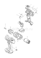 Деталировка(Запчасти) Makita BHP343