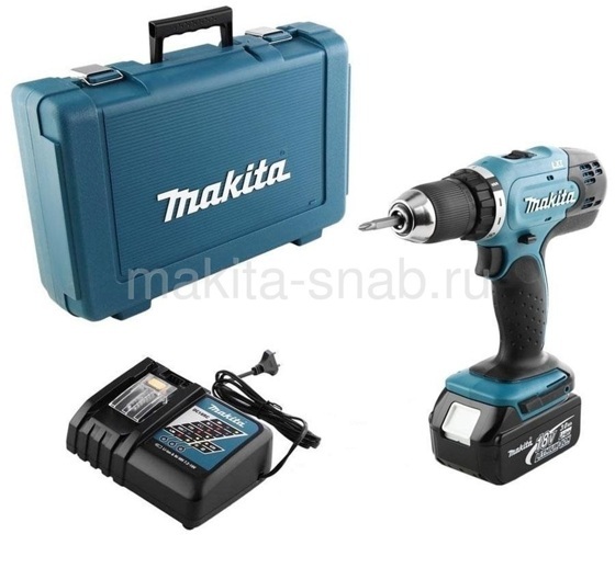 Аккумуляторная дрель-шуруповерт Makita DDF453RF