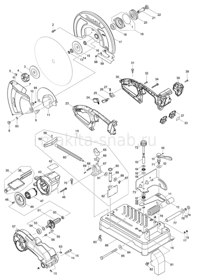 Деталировка(Запчасти) Makita DLW140