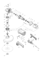 Деталировка(Запчасти) Makita GA9050