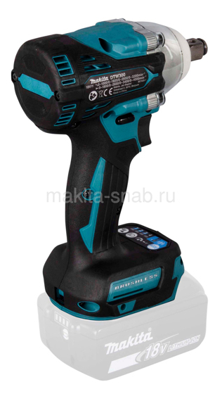 Аккумуляторный ударный гайковерт Makita DTW300Z 3292456904