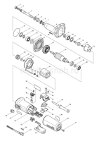 Деталировка(Запчасти) Makita GD0810C