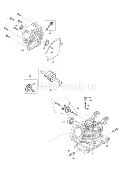 Деталировка(Запчасти) Makita EG2850A 1246295105