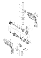 Деталировка(Запчасти) Makita HP1641F