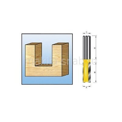 Пазовая фреза с двумя режущими кромками Makita D-47581