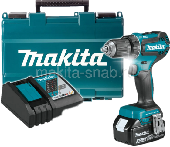 Аккумуляторная дрель-шуруповерт Makita DDF485RF