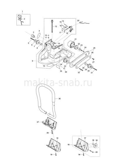 Деталировка(Запчасти) Makita DPC8132