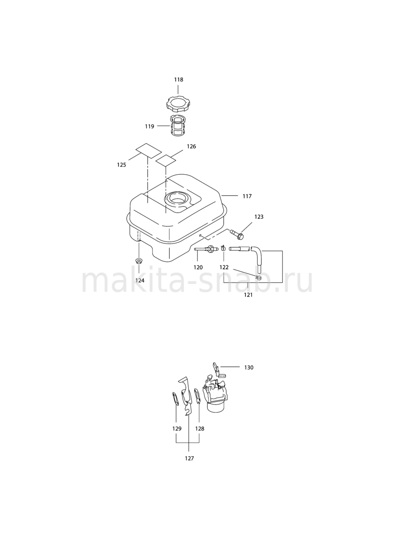 Деталировка(Запчасти) Makita EG410C 1246317105