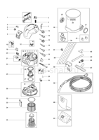 Деталировка(Запчасти) Makita VC3011L