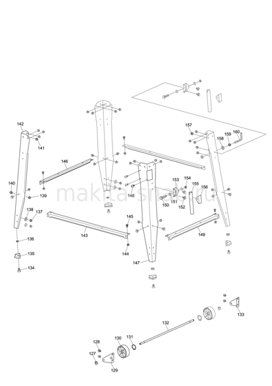 Деталировка(Запчасти) Makita 2712 1142386505