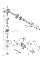 Деталировка(Запчасти) Makita 9554NB