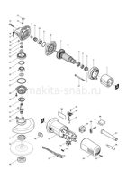 Деталировка(Запчасти) Makita 9555HN