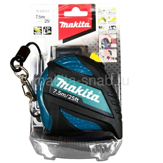 Рулетка 7,5м Makita B-68351