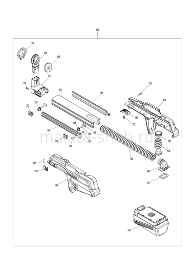 Деталировка(Запчасти) Makita HR2650 1267165905