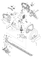 Деталировка(Запчасти) Makita DUH551