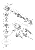 Деталировка(Запчасти) Makita GA9020S