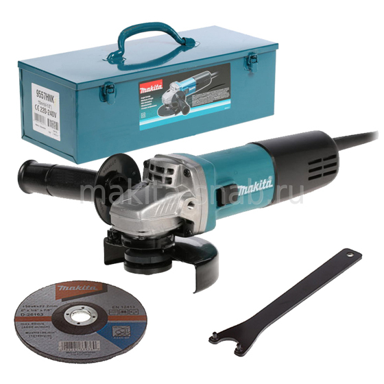 Углошлифовальная машина Makita 9557HNK