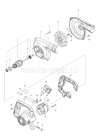 Деталировка(Запчасти) Makita UB1103