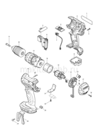 Деталировка(Запчасти) Makita BHP452